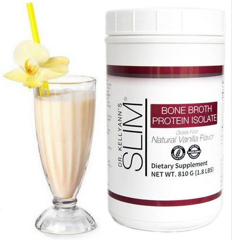 SLIM Bone Broth Protein Isolate, Vanilla